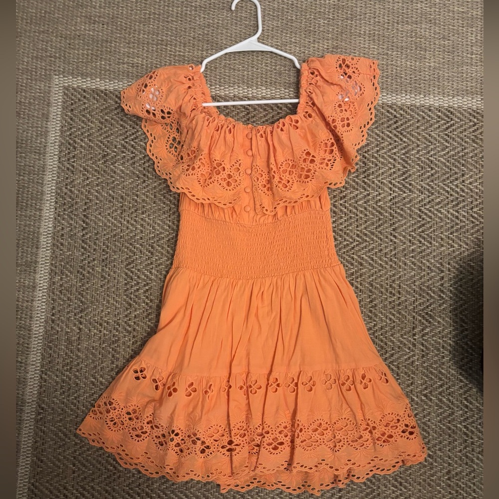 Lovers and Friends Dallas Orange Mini Dress